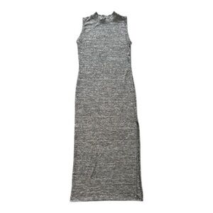 Sleeveless Gray Maxi Dress